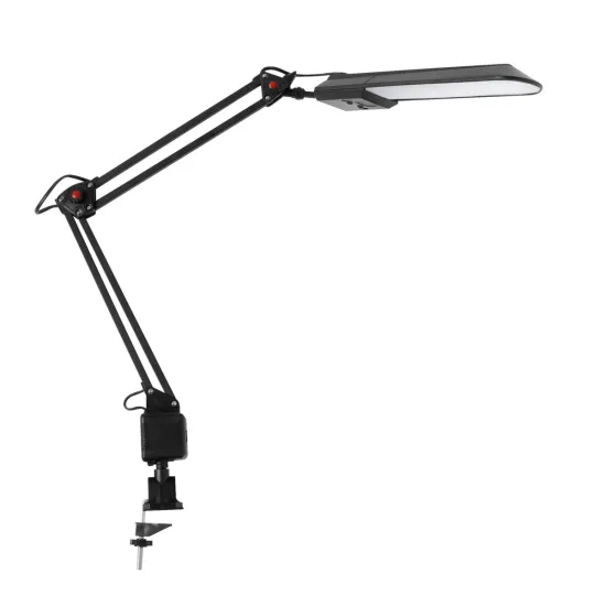 Kanlux Heron II fekete LED csiptetős lámpa (KAN-27602) LED 1 izzós IP20