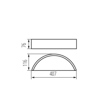 Kanlux Jasmin W fekete fali lámpa (KAN-29209) E27 1 izzós IP20