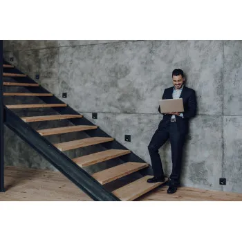 Kanlux Mefis fekete LED lépcsővilágító lámpa (KAN-32497) LED 1 izzós IP20