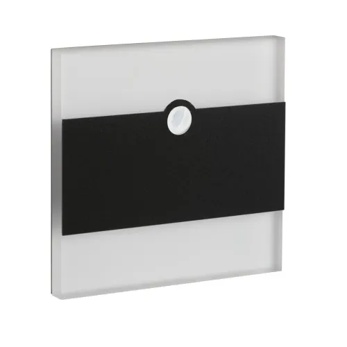 Kanlux Terra fekete LED mozgásérzékelős lépcsővilágító lámpa (KAN-29861) LED 1 izzós IP20