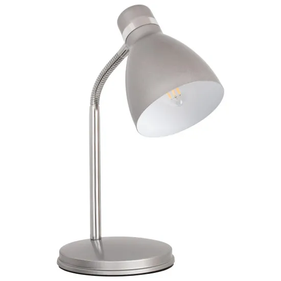 Kanlux Zara ezüst asztali lámpa (KAN-7560) E14 1 izzós IP20