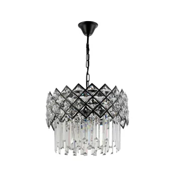 Klausen Adorr SP8 fekete csillár (KL118002) E14 8 izzós IP20