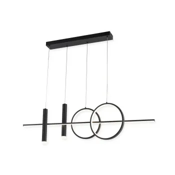 Klausen Altheia SP4 fekete LED függesztett lámpa (KL142089) LED 1 izzós IP20