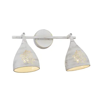 Klausen Bell 2 fehér-arany falikar (LY-1034) E14 2 izzós IP20