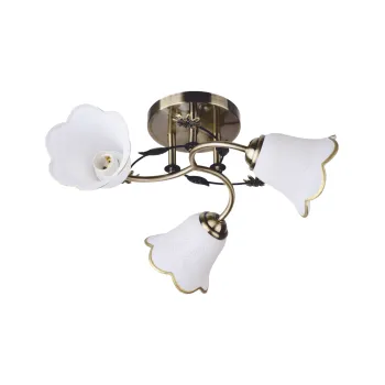 Klausen Bellis 3 antik bronz mennyezeti lámpa (LY-3088) E27 3 izzós IP20