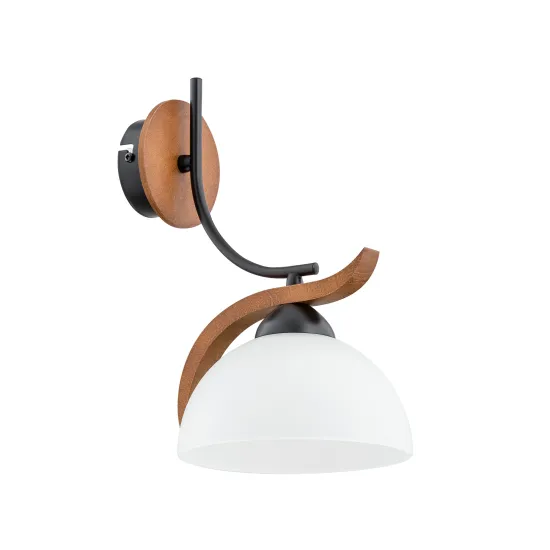 Klausen Bran AP1 barna-fekete falikar (KL101031) E27 1 izzós IP20