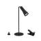 Klausen Bright fekete LED asztali/csiptetős/fali lámpa (KL148017) LED 1 izzós IP20