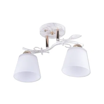 Klausen Brush 2 fehér-arany mennyezeti lámpa (LY-3139) E27 2 izzós IP20