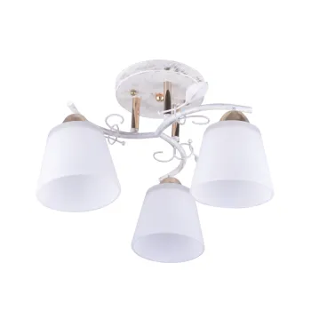Klausen Brush 3 fehér-arany mennyezeti lámpa (LY-3140) E27 3 izzós IP20