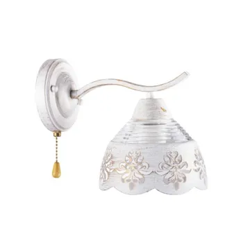 Klausen Buquet AP1 fehér-arany falikar (LY-3212) E27 1 izzós IP20