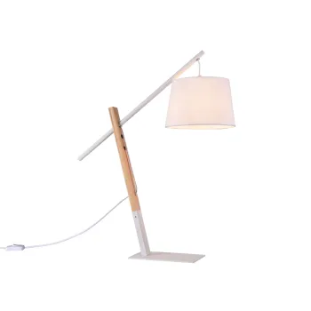 Klausen Cali TL1 natúr-fehér asztali lámpa (108033) E27 1 izzós IP20