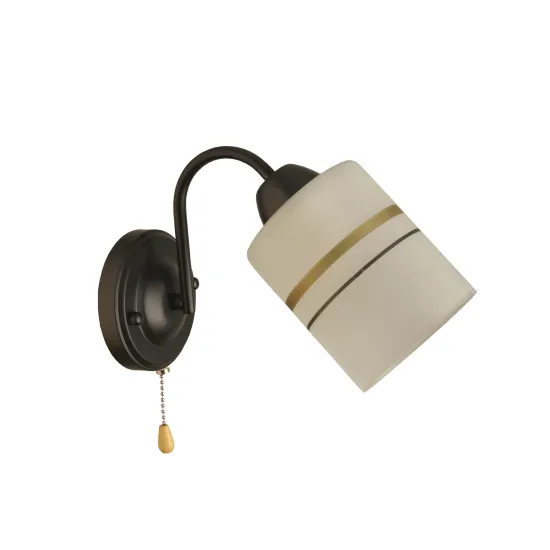 Klausen Certis AP1 fekete falikar (KL101045) E27 1 izzós IP20