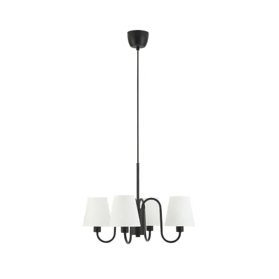 Klausen Classic 4 fekete csillár (KL104009) E14 4 izzós IP20