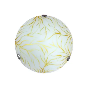 Klausen Cometa D300 fehér-arany mennyezeti lámpa (KL100017) E27 1 izzós IP20