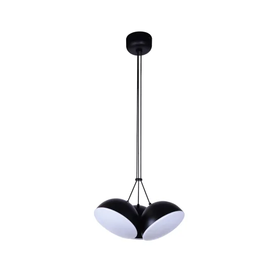 Klausen Crowd 3 fekete LED függesztett lámpa (143000) LED 1 izzós IP20