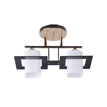 Klausen Cube 2 arany-wenge mennyezeti lámpa (LY-3105) E27 2 izzós IP20