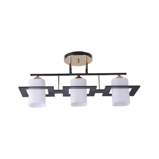 Klausen Cube 3 arany-wenge mennyezeti lámpa (LY-3106) E27 3 izzós IP20