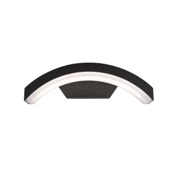 Klausen Delta 3 fekete LED kültéri fali lámpa (KL121038) LED 1 izzós IP54