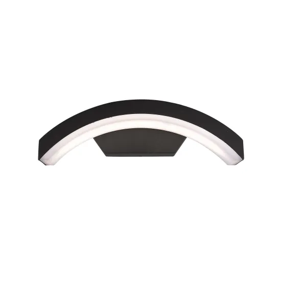 Klausen Delta 3 fekete LED kültéri fali lámpa (KL121038) LED 1 izzós IP54