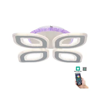 Klausen Doris PL2+2 fehér LED mennyezeti lámpa (KL151071) LED 1 izzós IP20