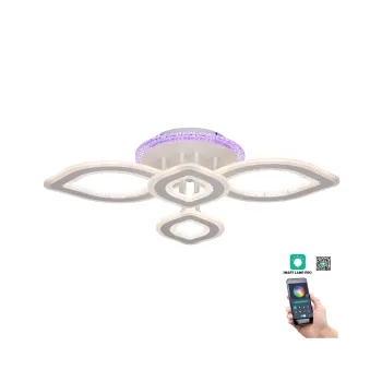 Klausen Doris PL4 fehér LED mennyezeti lámpa (KL151052) LED 1 izzós IP20