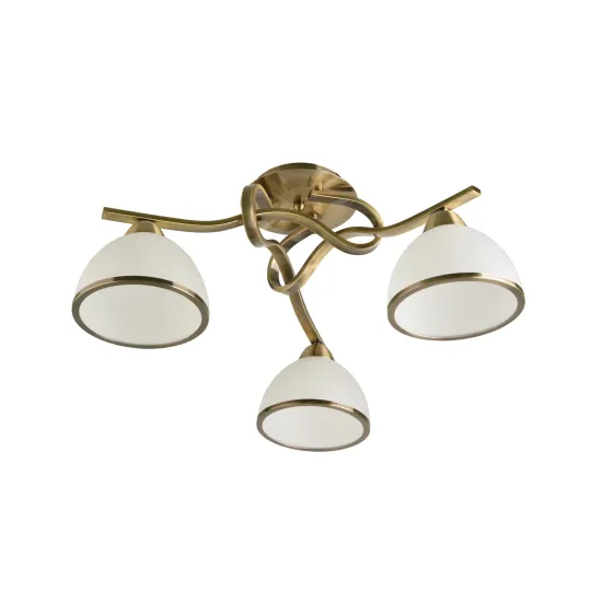 Klausen Eggo 3 antik bronz mennyezeti lámpa (LY-3490) E27 3 izzós IP20