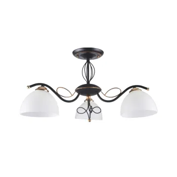 Klausen Eloro 3 fekete-arany mennyezeti lámpa (LY-3197) E27 3 izzós IP20