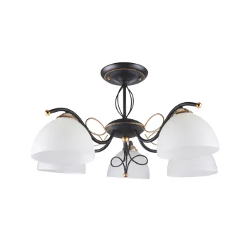 Klausen Eloro 5 fekete-arany mennyezeti lámpa (LY-3198) E27 5 izzós IP20