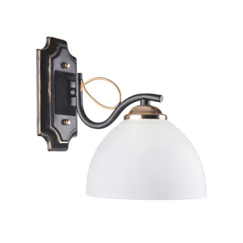 Klausen Eloro AP1 fekete-arany falikar (LY-3199) E27 1 izzós IP20