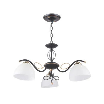 Klausen Eloro SP3 fekete-arany csillár (LY-3244) E27 3 izzós IP20