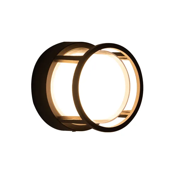 Klausen Feiss 4 fekete LED kültéri fali lámpa (KL121027) LED 1 izzós IP65