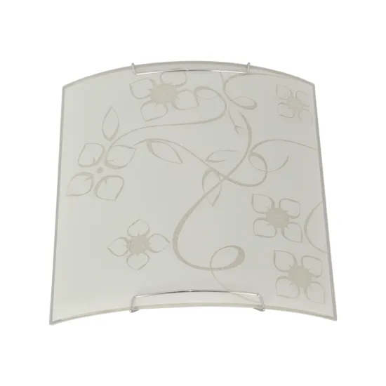 Klausen Fiori 275 fehér-króm fali lámpa (KL8023) E27 1 izzós IP20