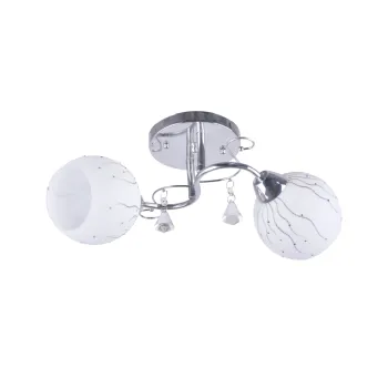 Klausen Flash 2 króm mennyezeti lámpa (LY-3127) E27 2 izzós IP20