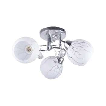 Klausen Flash 3 króm mennyezeti lámpa (LY-3128) E27 3 izzós IP20