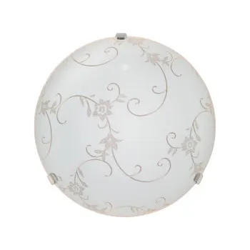 Klausen Floro 25 fehér-króm mennyezeti lámpa (LY-6020) E27 1 izzós IP20