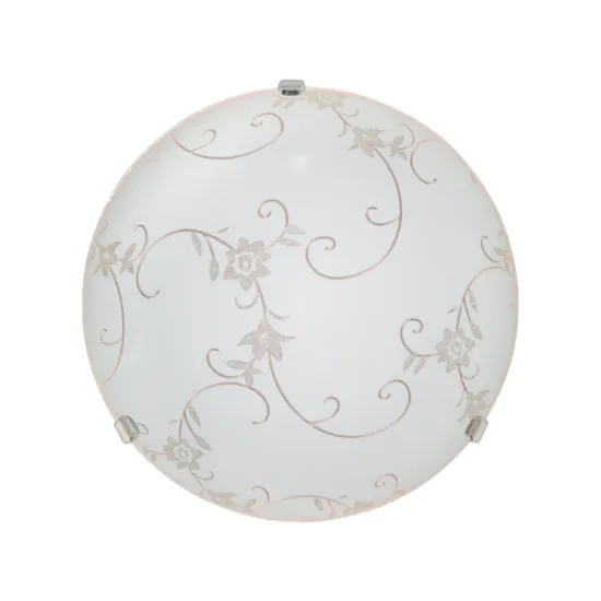 Klausen Floro 40 fehér-króm mennyezeti lámpa (LY-6019) E27 2 izzós IP20