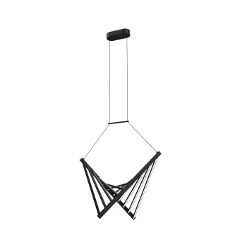 Klausen Fluctus SP1 fekete LED függesztett lámpa (142073) LED 1 izzós IP20