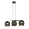 Klausen Freya SP3 fekete függesztett lámpa (KL113021) E27 3 izzós IP20