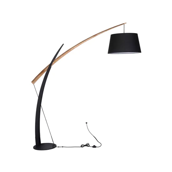 Klausen Gallant PT1 fekete-natúr állólámpa (107006) E27 1 izzós IP20 Klausen Gallant PT1 fekete-natúr állólámpa (107006) E27 1 izzós IP20