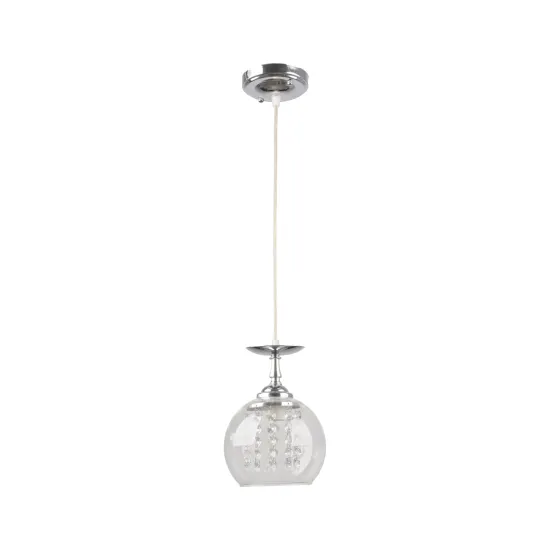 Klausen Glass SP1 króm függesztett lámpa (LY-3315) E27 1 izzós IP20