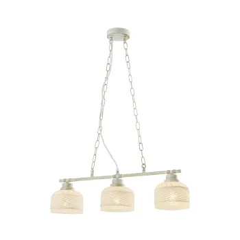 Klausen Grass SP3 fehér-arany függesztett lámpa (KL6625) E27 3 izzós IP20