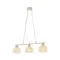 Klausen Grass SP3 fehér-arany függesztett lámpa (KL6625) E27 3 izzós IP20