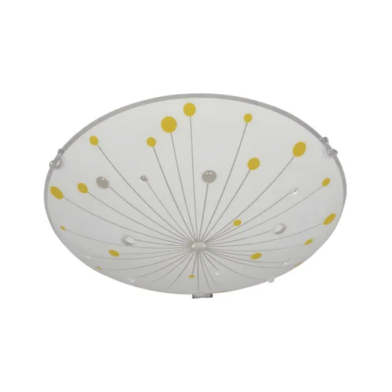 Klausen Halley D300 fehér-szürke mennyezeti lámpa (KL8026) E27 1 izzós IP20