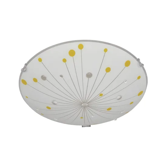 Klausen Halley D400 fehér-szürke mennyezeti lámpa (KL8027) E27 2 izzós IP20