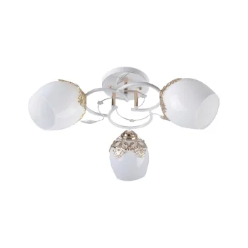 Klausen Hanna 3 fehér-arany mennyezeti lámpa (LY-3138) E27 3 izzós IP20