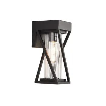 Klausen Helena 3 fekete kültéri falikar (KL133009) E27 1 izzós IP23