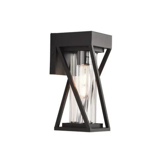 Klausen Helena 3 fekete kültéri falikar (KL133009) E27 1 izzós IP23