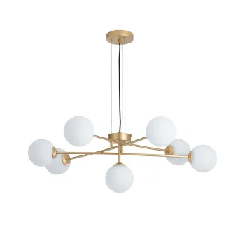 Klausen Helia SP7 arany függesztett lámpa (KL117000) G9 7 izzós IP20