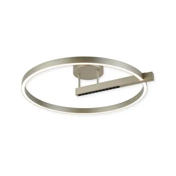 Klausen Himera PL1 ezüst LED mennyezeti lámpa (KL140028) LED 1 izzós IP20