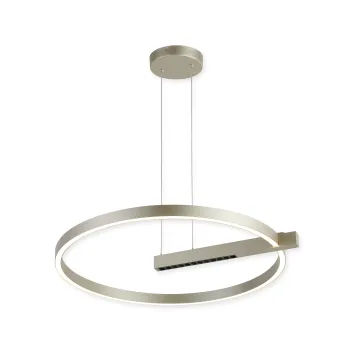 Klausen Himera SP1 ezüst LED függesztett lámpa (KL142080) LED 1 izzós IP20